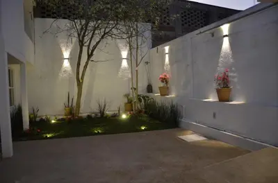 Jardín al aire libre en Habitación Exclusiva King Size con Alberca Climatizada