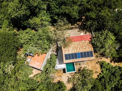 Piscina en o cerca de Casa La Distancia Mazunte Sustainable House