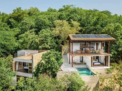 Piscina en o cerca de Casa La Distancia Mazunte Sustainable House