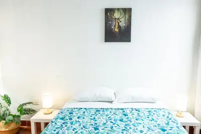 Cama o camas de una habitación en Hikuri House
