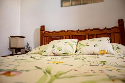 Cama o camas de una habitación en Rinconada