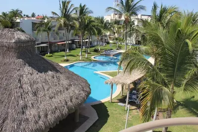 Piscina en o cerca de Departamento en zona diamante Acapulco