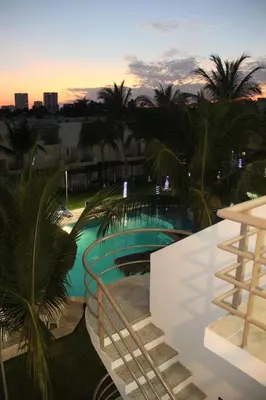 Piscina en o cerca de Departamento en zona diamante Acapulco