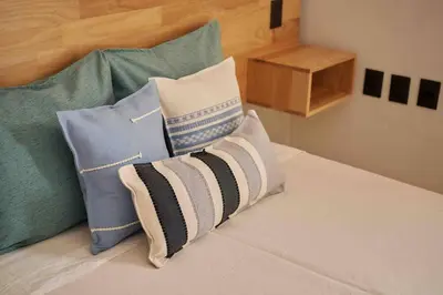Cama o camas de una habitación en Casa Boutique Peñasco Oaxaca