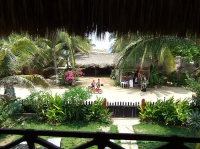 Jardín al aire libre en Casa Marco