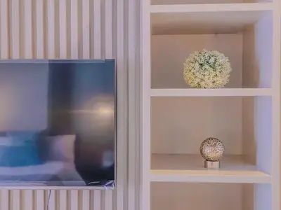 Una televisión o centro de entretenimiento en Casa Sta Ines