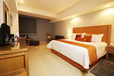 Cama o camas de una habitación en HB Córdoba