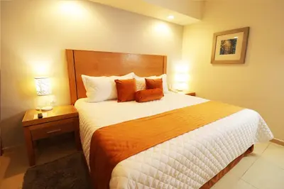 Cama o camas de una habitación en HB Córdoba