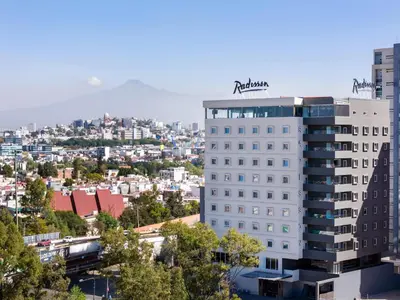 Vista general de Puebla o vista desde el hotel