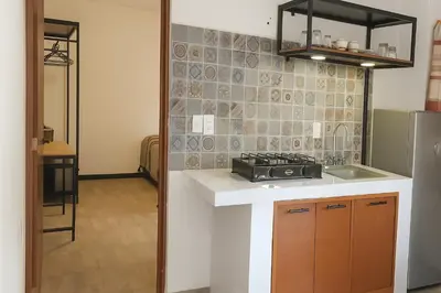 Una cocina o zona de cocina en Casa Layu Oaxaca