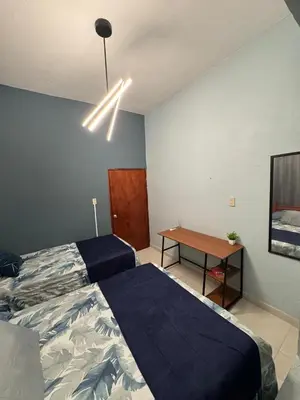 Cama o camas de una habitación en Casa en Coatzacoalcos