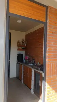 Una cocina o zona de cocina en Bungalow Jabalí en Fábrica de Mezcal by Casa Oaxaca