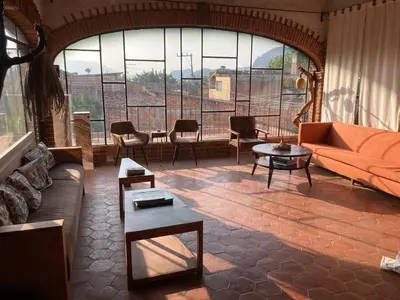 Zona de estar de Casa Café Arte