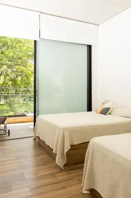 Cama o camas de una habitación en New Santa Fe Home Private Relaxation Realm