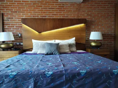 Cama o camas de una habitación en Hotel Casa Chanehque