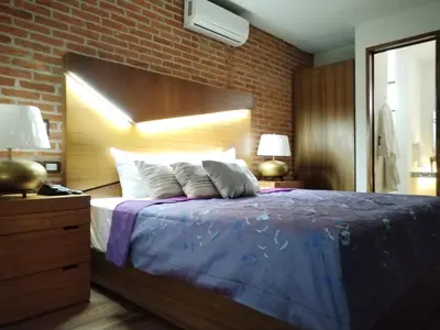 Cama o camas de una habitación en Hotel Casa Chanehque