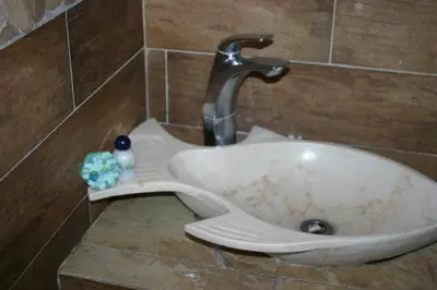 Un baño de Cabañas Telayú