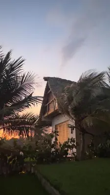 Jardín al aire libre en Lu Iba