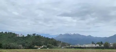 Paisaje cerca de este chalet de montaña