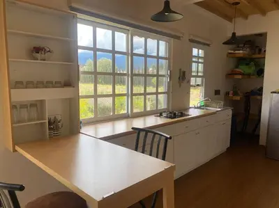 Una cocina o zona de cocina en Cabaña BC Amecameca