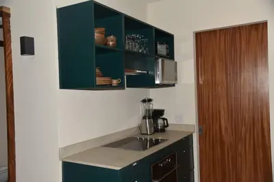 Una cocina o zona de cocina en Biulu Apartment at Tangolunda Bay