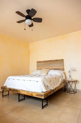 Cama o camas de una habitación en Gran casa para amigos a 4 cuadras del Zocalo