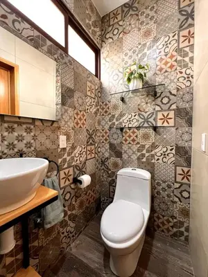 Un baño de Acogedor departamento a 10 min del centro Oaxaca de Juarez