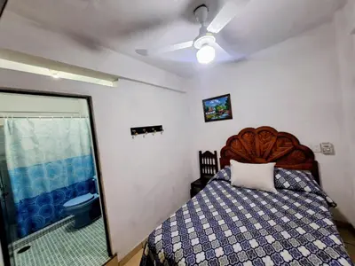 Cama o camas de una habitación en Hotel Las Palomitas