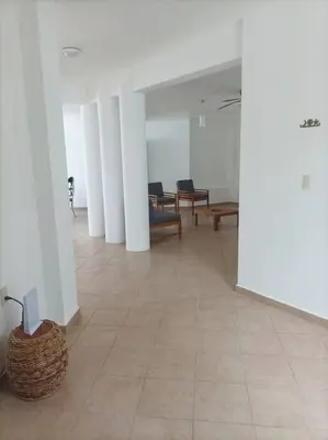 Una televisión o centro de entretenimiento en Casa Fefe Huatulco