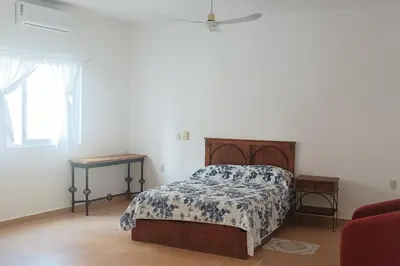 Cama o camas de una habitación en Casa Fefe Huatulco
