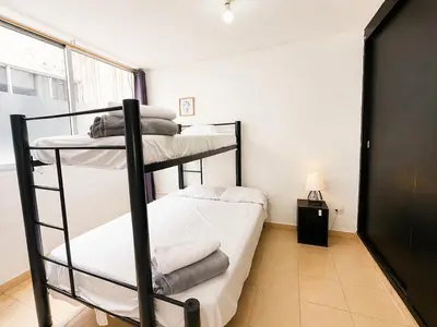 Cama o camas de una habitación en Loft Sipeh Xalapa Departamento 4