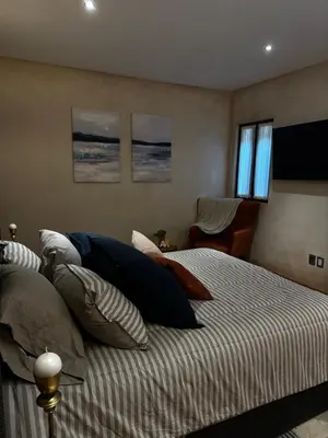 Cama o camas de una habitación en Apartamento en Valquirico