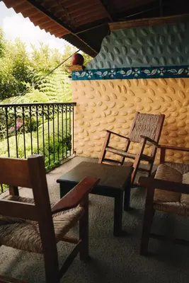 Un balcón o terraza de Hotel Pedregal