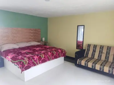 Cama o camas de una habitación en Hotel Mextlitlán Tierra de Lunas