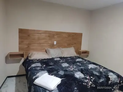 Cama o camas de una habitación en Hotel Mextlitlán Tierra de Lunas