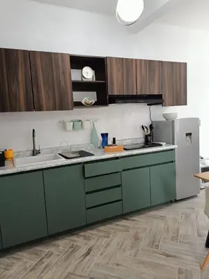 Una cocina o zona de cocina en Loft ËNXË Boutique Habitación Blue