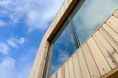 Plano de Modern architecture with great view