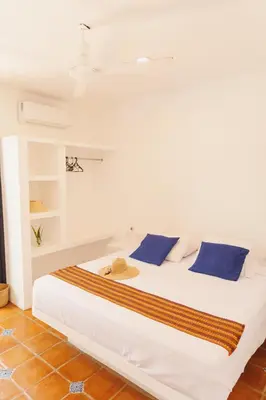 Cama o camas de una habitación en El departamento de los Nonos