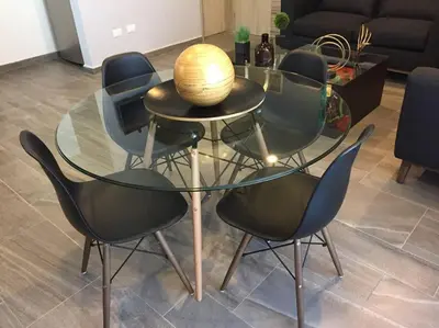Plano de Departamento amueblado de lujo
