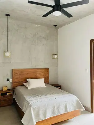 Cama o camas de una habitación en Alojamiento entero Casa Tozcano