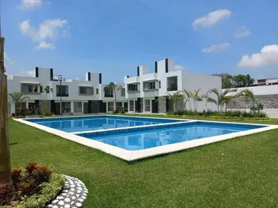 Plano de Casa en privada con alberca Jiutepec Centro