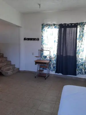Plano de Casita con vista a las montañas