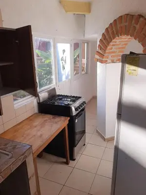 Plano de Casita con vista a las montañas