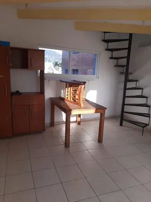 Plano de Casita con vista a las montañas