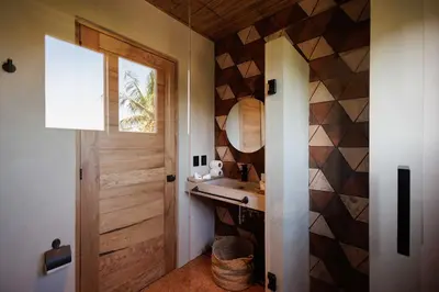 Un baño de Casa Badú