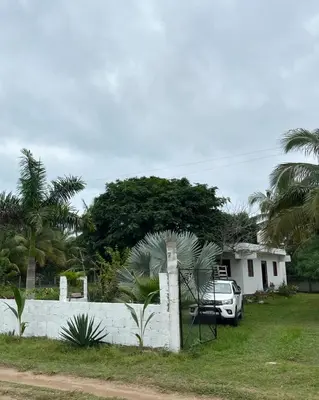 Jardín al aire libre en Quinta Raquel