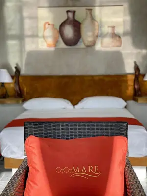 Cama o camas de una habitación en Villa Coco Mare Suite 1