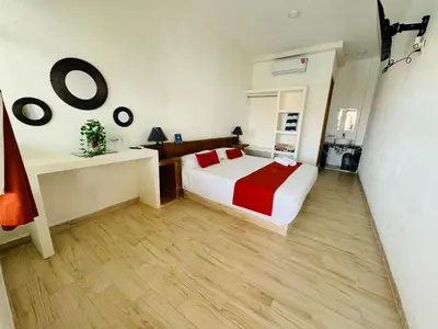 Cama o camas de una habitación en Villas Coco Mare Habitacion 4