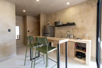 Una cocina o zona de cocina en Casa Arkana Zicatela by Grupo Amber