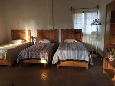 Cama o camas de una habitación en El Rincón de San Agustín Etla